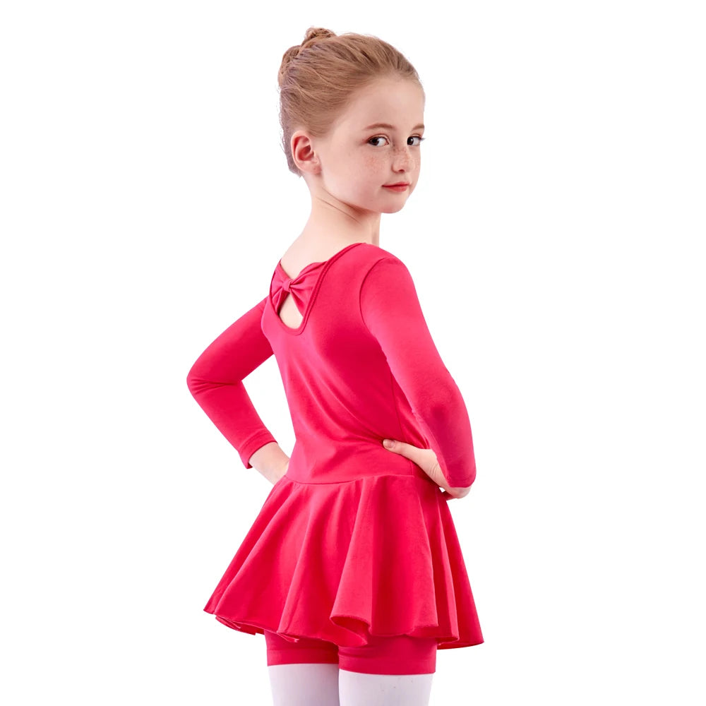 Long Sleeve Leotards for Girls Toddler Kids Dance Ballet Gymnastic Bodysuit Outfit Leotard