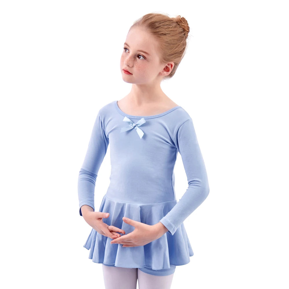 Long Sleeve Leotards for Girls Toddler Kids Dance Ballet Gymnastic Bodysuit Outfit Leotard