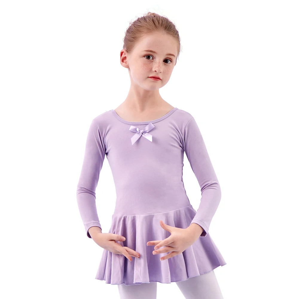 Long Sleeve Leotards for Girls Toddler Kids Dance Ballet Gymnastic Bodysuit Outfit Leotard