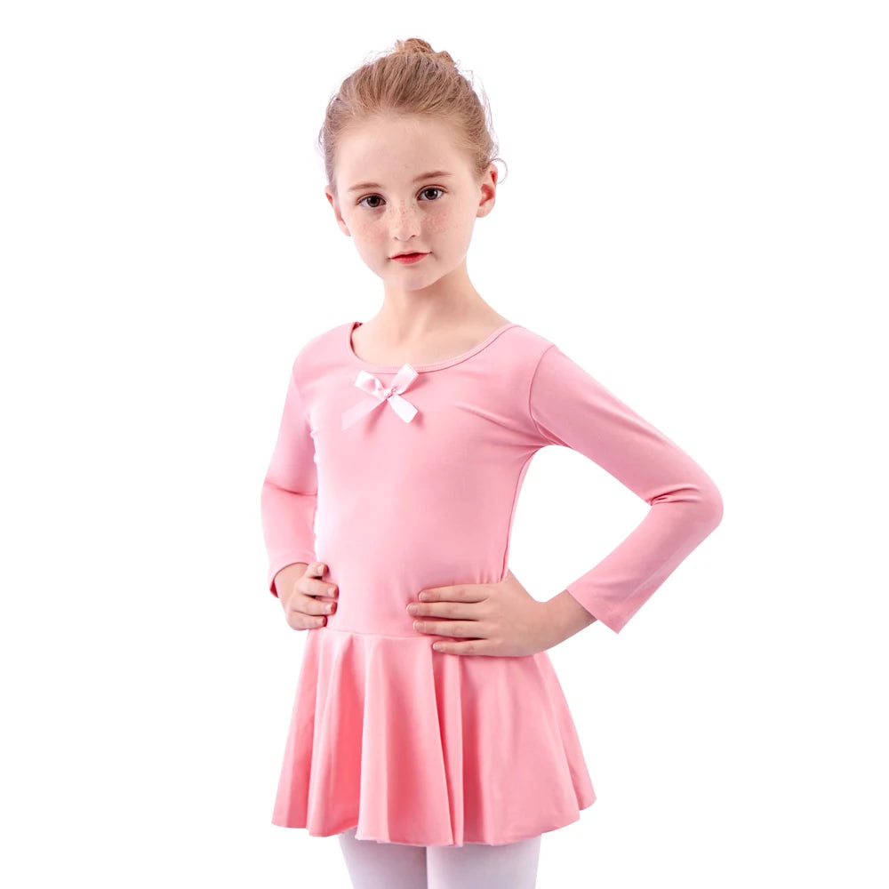 Long Sleeve Leotards for Girls Toddler Kids Dance Ballet Gymnastic Bodysuit Outfit Leotard